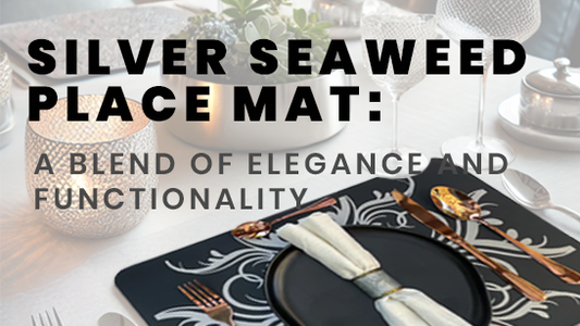 Silver Seaweed Place Mat: A Blend of Elegance and Functionality