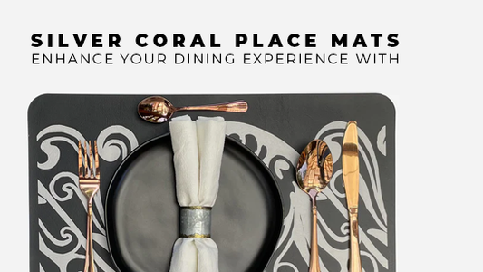 Enhance Your Dining Experience with Silver Coral Place Mats