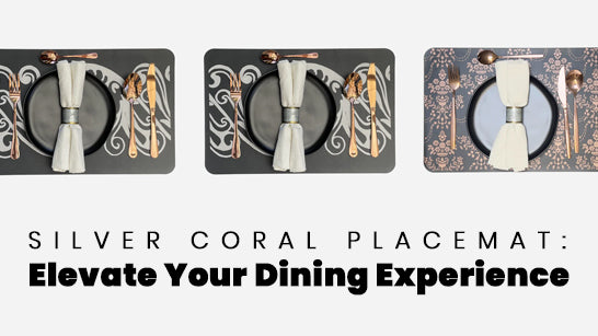 Silver Coral Placemat: Elevate Your Dining Experience